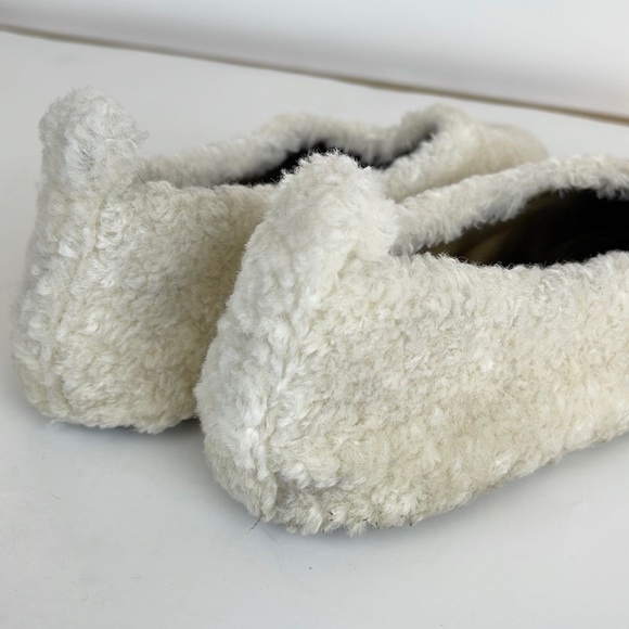 Zara Faux Fur Ballet Flats Size 36 - Picture 5 of 7